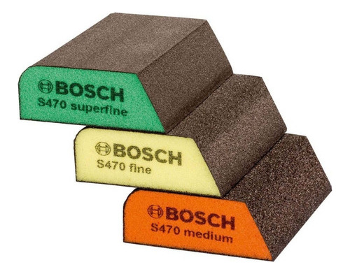 Esponjas Abrasivas X 3 Granos Bosch 69x26x97mm M/f/sf - Mm