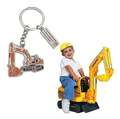 Imagen 5 de 7 de We Hangon Excavator Keychain, El Excavador Es Más Poderoso