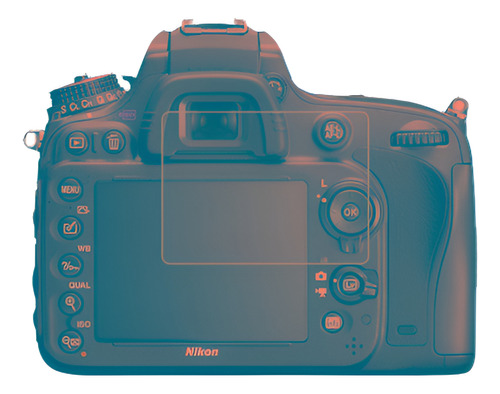 Para Nikon D850 Templado Anti-fingerprin Skinfilm De Protect