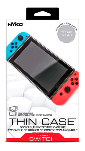 Protector Acrilico N. Switch Nyko Thin Case Transparente