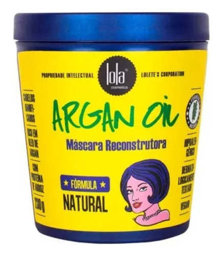 Mascara De Reconstruccion Argan Oil Lola Cosmetics