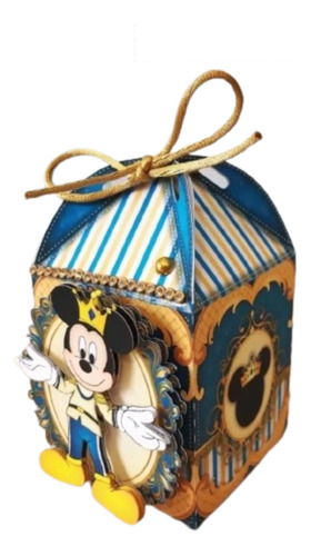 10 Cajitas De Mickey Realeza