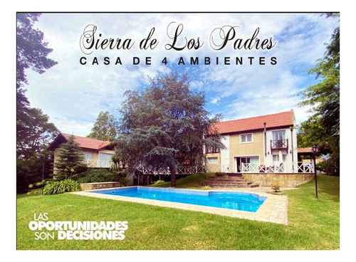 Imagen 2 de 26 de Venta Imponente Chalet 4 Ambientes - Sierra De Los Padres Mar Del Plata