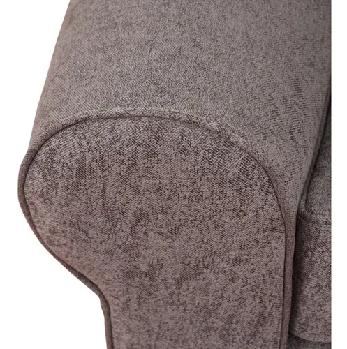 Sofá Moscú 2 Cuerpos Lino Sidelli Gris / Muebles América