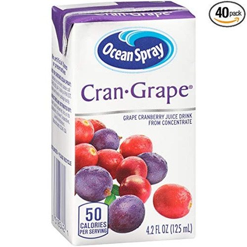 Ocean Spray Jugo De Bebida, Cran-uva, 4,2 Onza Juice Box (pa