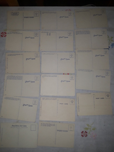 Postales Antiguas Miami Lote 17 Unidades