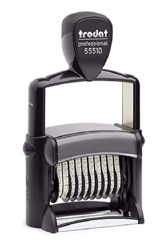 Carimbo Numerador Sem Texto, Mod. 55510, 10 Dig, 5mm, Trodat