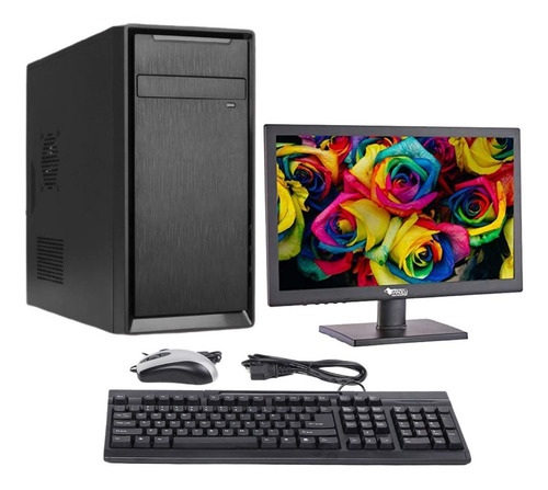 Imagen 1 de 4 de Computadora Cpu Core I3 8gb Ram Monitor Tecl-mou 500gb Nuevo