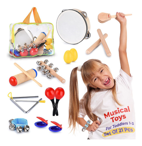Juego De Instrumentos Educativos Y Musicales Para Niños Pe.