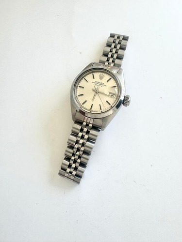 Reloj Rolex Dama Oyster Perpetual Date Ref. 6916 26 Mm 1980 Gris Gris Gris (Usado)