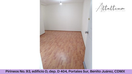 Venta Departamento Calle Pirineos No.93, Edificio D, Depto. 404-d, Portales Sur, Benito Juárez, Cdmx Pma26-di