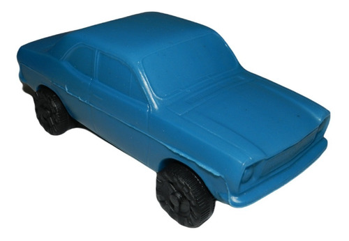 Carrinho Brinquedo Miniatura Plastico Bolha Ford Corcel Cor Azul