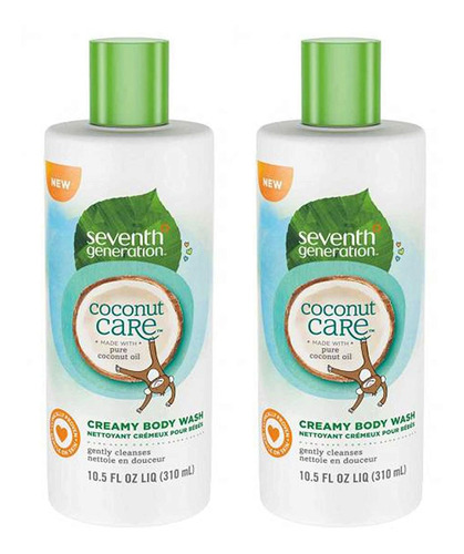 Seventh Generation Coconut Care Creamy Baby Body Wash - 10.5