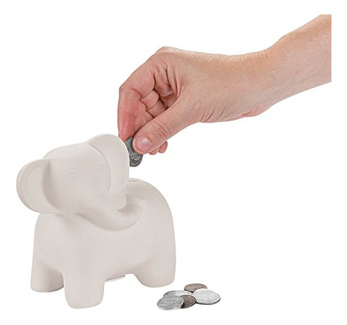 Diy Ceramic Elephant Banks - Set Of 12 - Crafts For Kid...