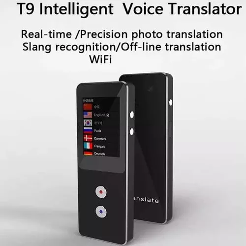 Tradução portátil w1 pro 117 linguagem em dois sentidos dispositivo tradutor  de fala instantânea offline tradutor de voz automática - AliExpress