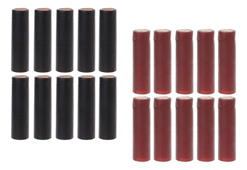 200 Uds. Cápsulas Retráctiles Para 30 Mm Rojo Vino Negro