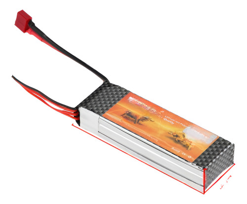 11.1v 30c Jst-xh De 1800mah Lipo Rc Batería Decanos Enchufe 