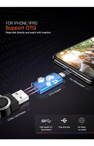Adaptador Otg Para iPhone Y iPad