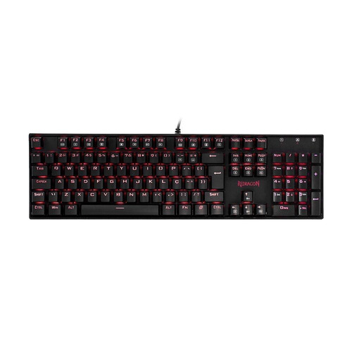 Teclado Mecânico Gamer Redragon Mitra Switch Brown Com Fio