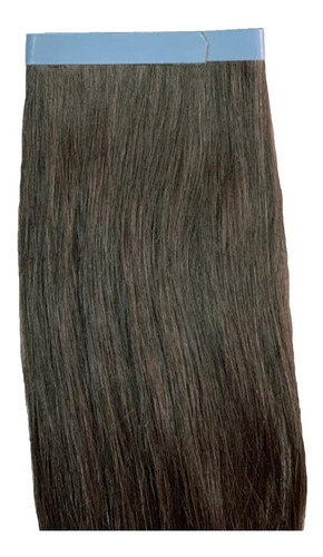 Mega Hair Fita Adesiva Castanho  60cm - 1 Tela