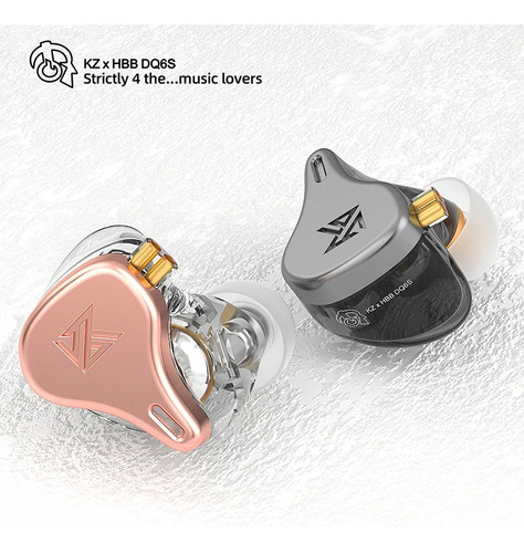 Audifonos In Ear Kz - Dq6s Audio Profesional