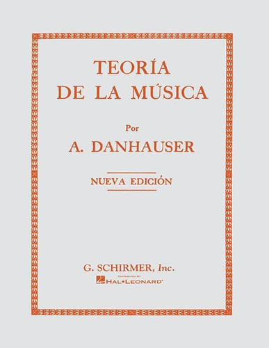 Libro: Teoria De La Musica (nueva Edicion) (spanish Edition)