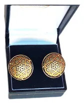 Comprar Gemelos Damasquinados Oro 24 Q. Toledo España 8,02grs C\u002Fcaja