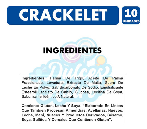 Galletas Crackelet - Marca Costa (pack De 10 Unidades)