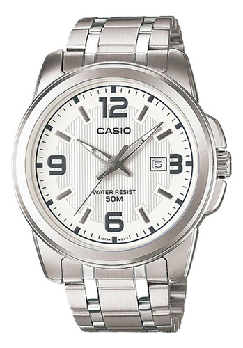 Reloj Casio Enticer Man Mtp-1314d Acero Inoxidable Analógico