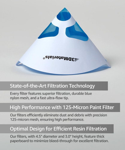 Superfiltro Desechable, 100 Unidades, Para Impresora 3d, Res