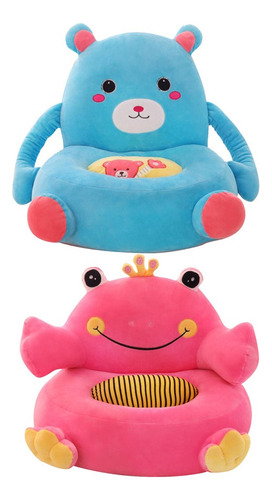 2pcs Soft Plush Forma Animal Taburete De Pie Cubierta Con .