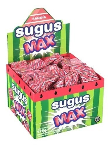  Caramelos Sugus Max Sandía Caja X 70un