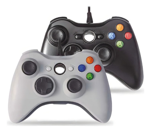 Control Para Xbox Xpad 360 Tecnolab Tl454 Color Negro