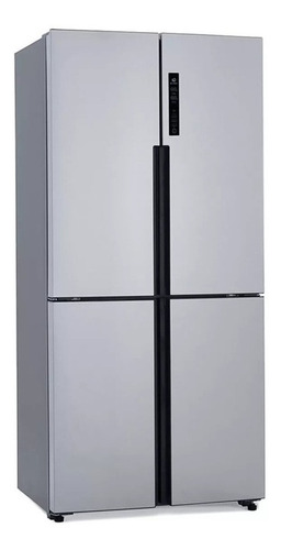 Imagen 1 de 3 de Heladera inverter no frost Patrick PQP458BKRSS0 acero inoxidable con freezer 459L 220V - 240V