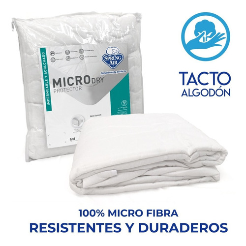 Spring Air Protector De Colchón Micro - Dry - King Size