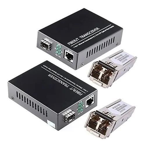 comprar Convertidor De Medios Ethernet De Fibra Multi-modo Gigabit