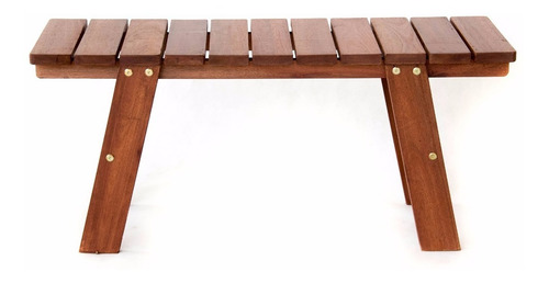 Banco De Madeira Churrasqueira Ripado 100cm Rustico