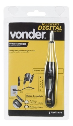 Caneta Multiteste Digital Chave Teste Mede Voltagem Vonder