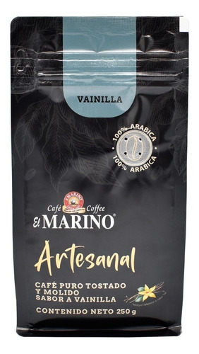 Café El Marino Artesanal Vainilla Tostado Y Molido 250 G