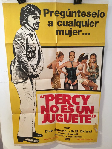 Afiches De Cine - Percy No Es Un Juguete