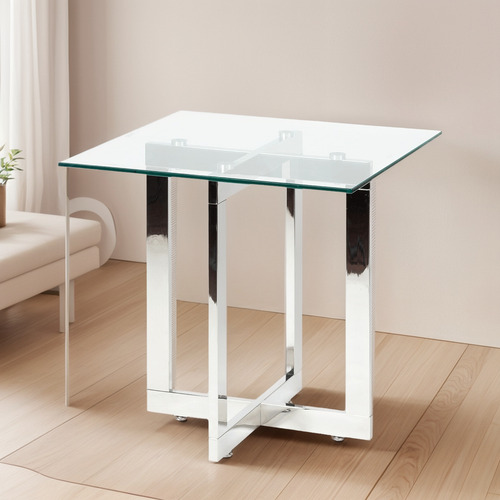 Mesa Lateral Diseño Moderno En Forma Cuadrada