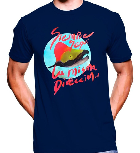 Camiseta Premium Rock Estampada Andres Calamaro Salmon