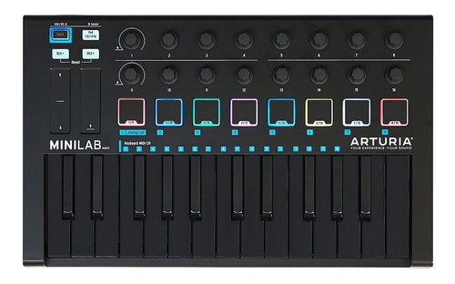 Controlador Arturia Minilab Deep Black 25 Teclas Usb Midi