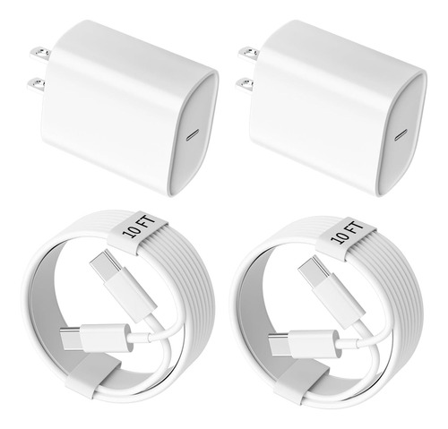 iPhone 15 Cargador 20w Usb C Charger, Cargador De Pared Rapi