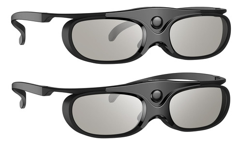 Paquete De 2 Gafas 3d Con Obturador Activo, Gafas 3d Compati