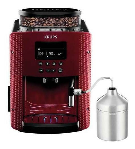 Cafetera Expreso Super Automática Krups + Lechero Diginet