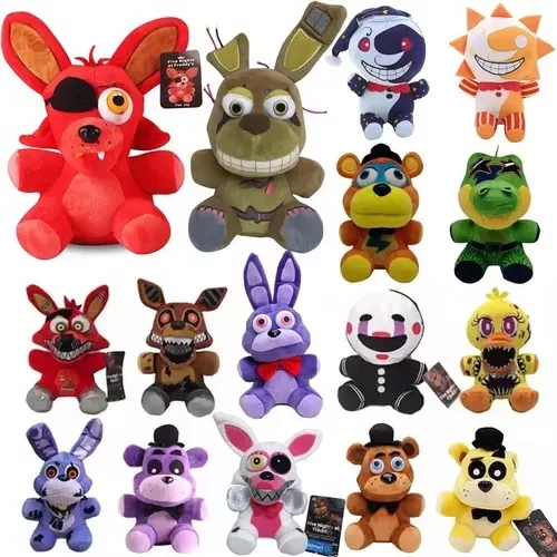 18cm Boneco De Pelúcia Fnaf Five Nights At Freddy 's Brinquedo De