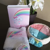 Comprar Souvenirs Primer Añito Nubecita Caja Toalla Jaboncito 15uni