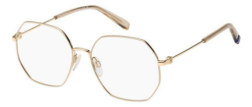 Lentes Tommy Hilfiger Th2097 Colores Oftalmico Color 84e Gold Beige