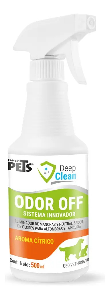 Repelente De Olores Para Perros O Gatos Odor Off 500ml Eliminador De Olores Y Manchas Para Mascotas Deep Clean Odor Off 500 Ml